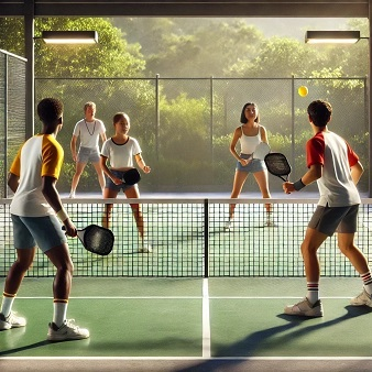 Players on the court